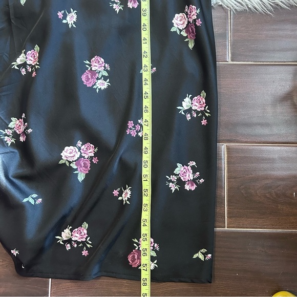 Vintage SO Womens Y2K Maxi Slip Dress Size Large Floral Fairy Preppy Balletcore - Picture 6 of 6